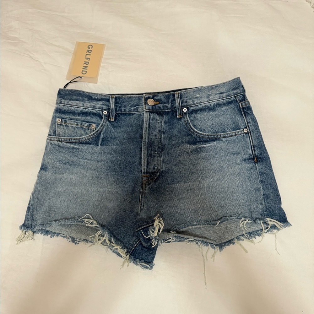 NWT Grlfrnd Jaden Denim Shorts- SIZE 28